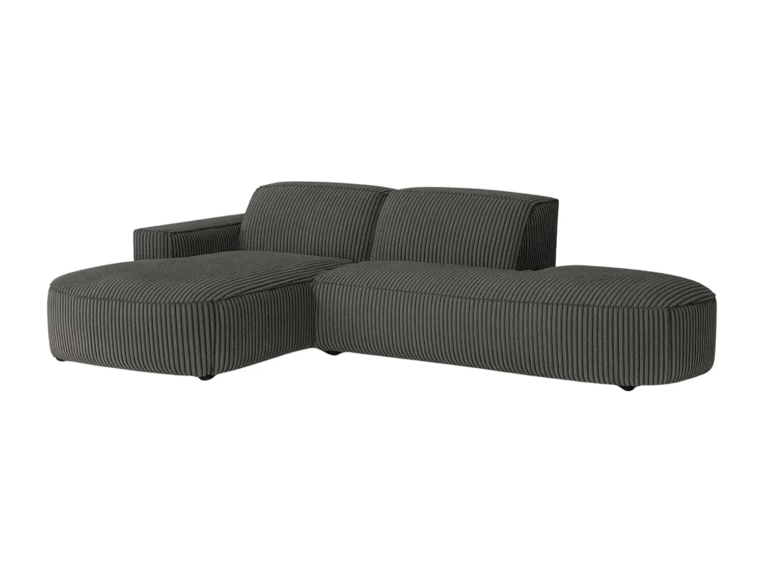 Ecksofa Cursal Atelier, Stoff Poso, Grau, Links