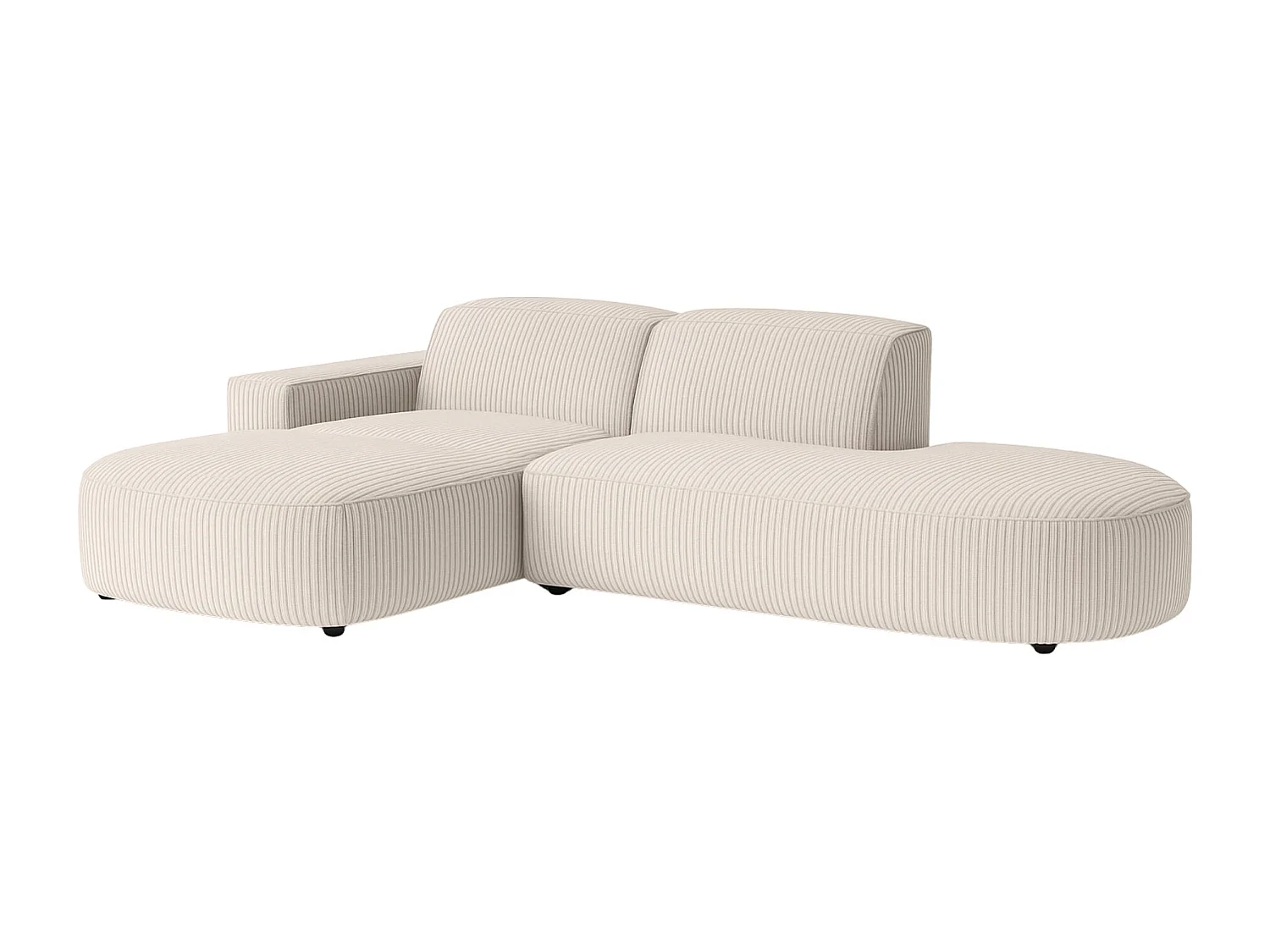 Ecksofa Cursal Atelier, Stoff Poso, Beige, Links