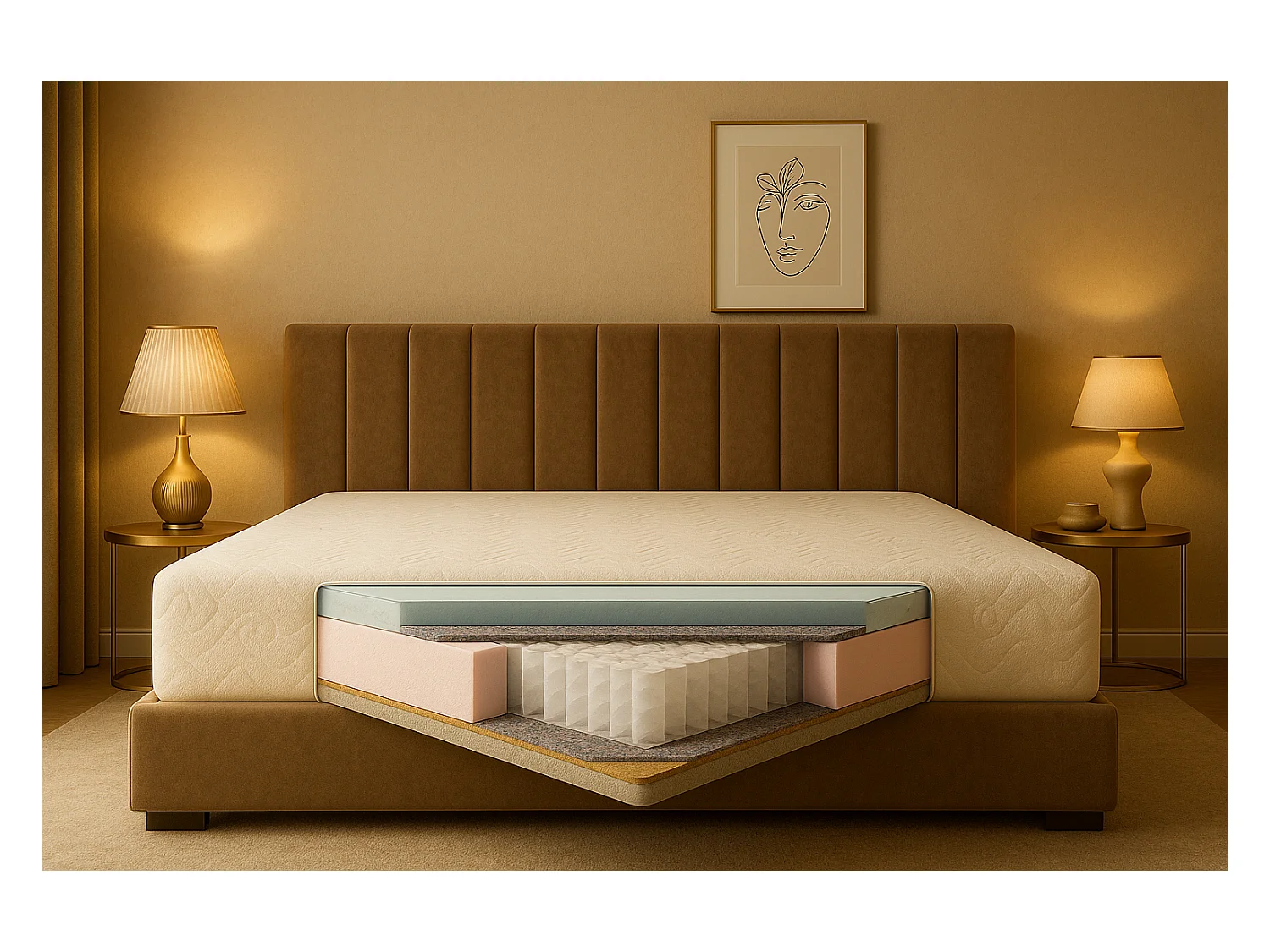 Pocketmatras KRETA, 80x200 cm, H2/H3