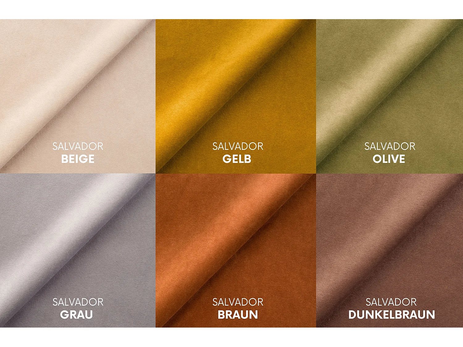 Canapé d'angle L-form Round Cursal, tissu Salvador, olive, droit