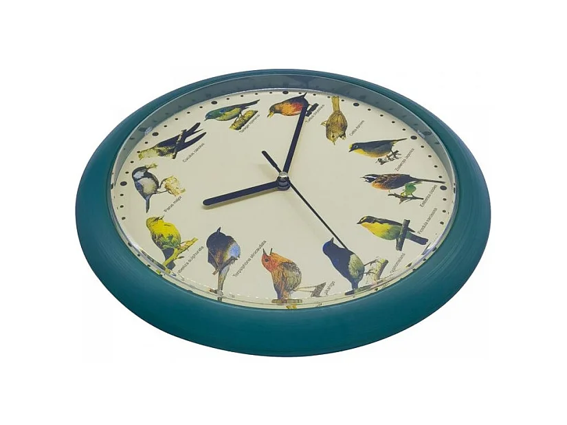 Horloge chant d'oiseau Bleu Herzberg HG03718