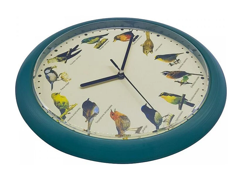 Horloge chant d'oiseau Bleu Herzberg HG03718