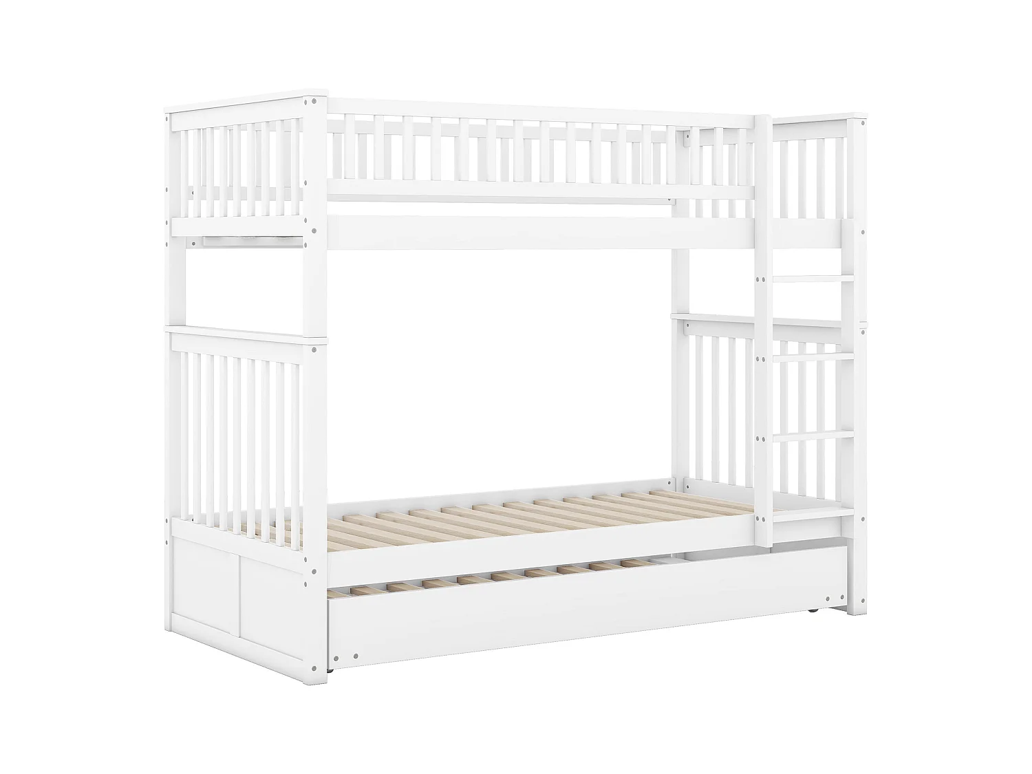 Letti a castello 90 x 200 cm, letti per bambini, letti tripli, letti a castello con letto estraibile