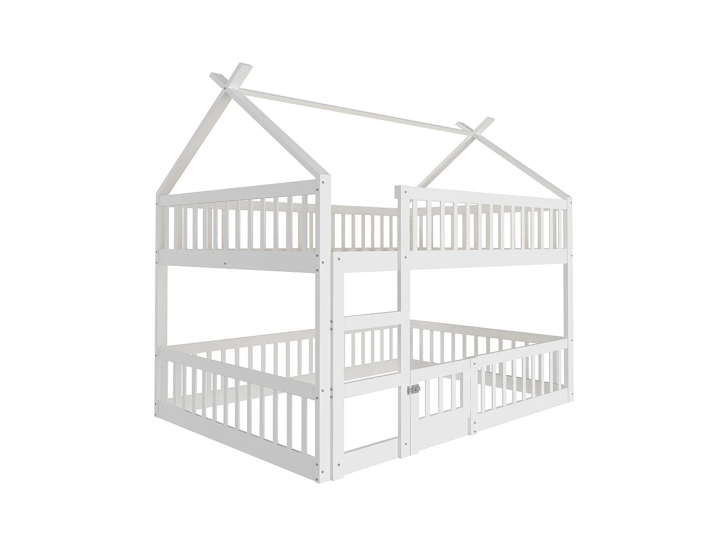 Kinder-Etagenbett 140*200, Kinder-Familienbett, Etagenbett mit Treppe, Loft Design