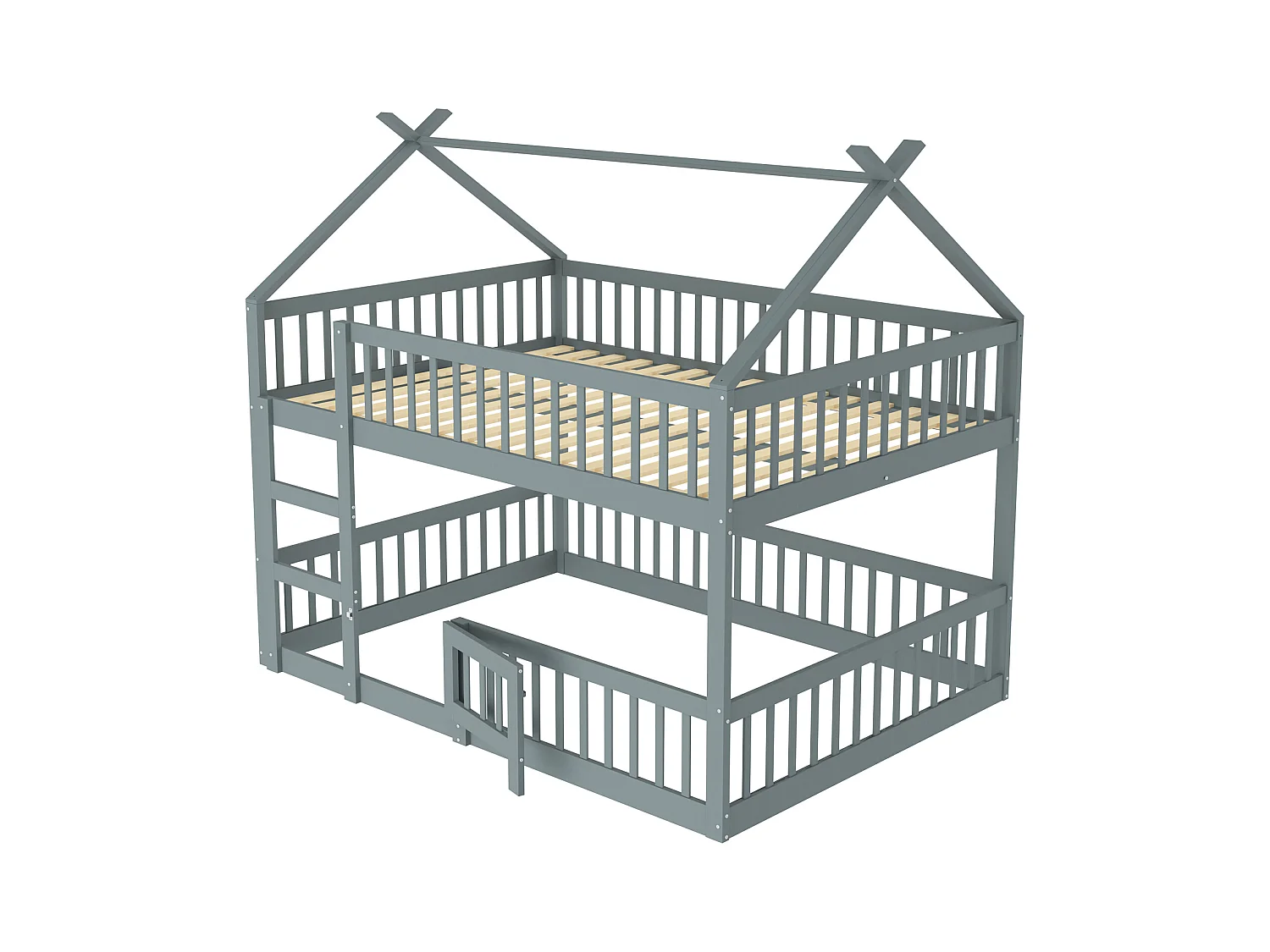 Kinderstapelbed 140x200, familiebed voor kinderen, stapelbed met trap