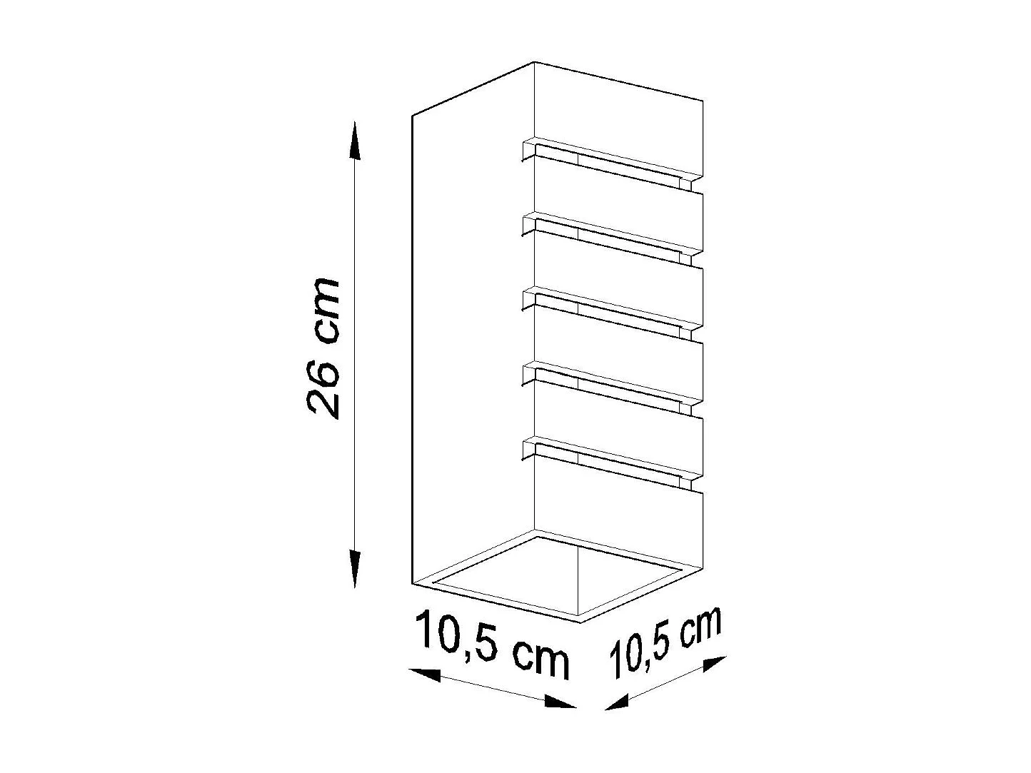 Appliques Flaam moderne en céramique/verre - 1 sources lumineuses 3000K - L.10,5 x H.26 cm - blanc