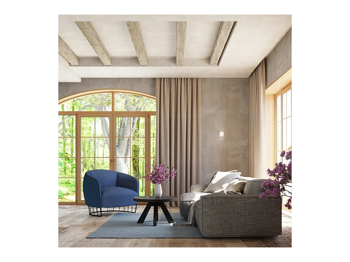 Wandlampen Novici modern van  - 1 lichtbronnen 4000K - L.10 x H.10 cm - wit