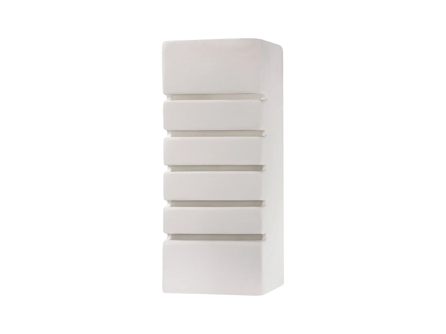Lampade da parete Flaam moderno di ceramica/vetro - 1 sorgenti luminose 4000K - L.10,5 x A.26 cm - bianco