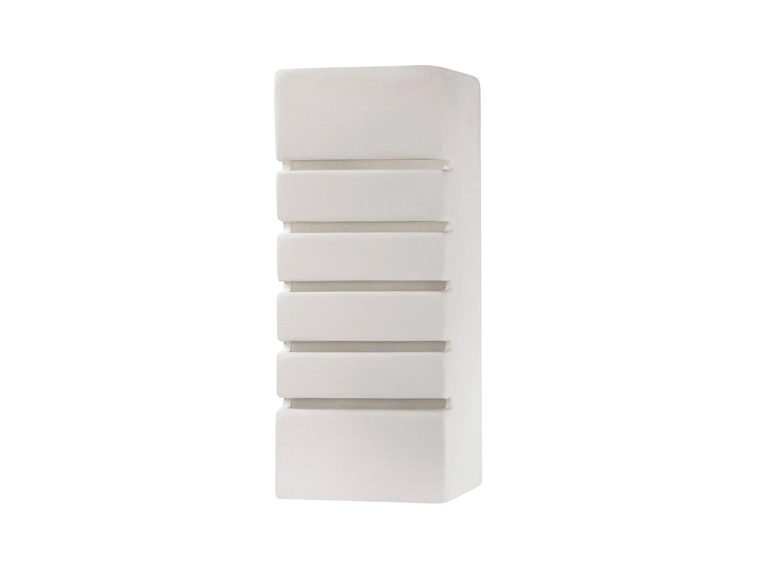 Lampade da parete Flaam moderno di ceramica/vetro - 1 sorgenti luminose 4000K - L.10,5 x A.26 cm - bianco