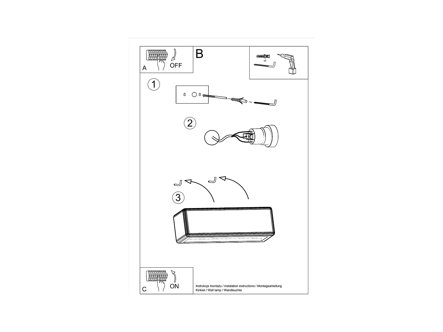 Lampade da parete Vivin moderno di ceramica - 1 sorgenti luminose 3000K - L.33 x A.10 cm - bianco