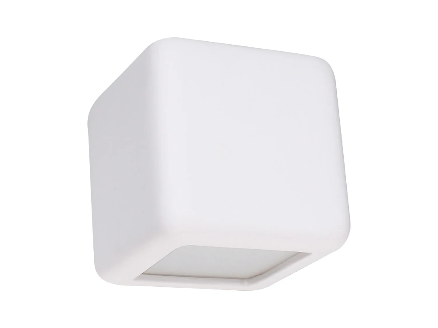 Kinkiety nowoczesny Beais, ceramika - 1 źródło światła 4000K - L.14 x H.14 cm - biały