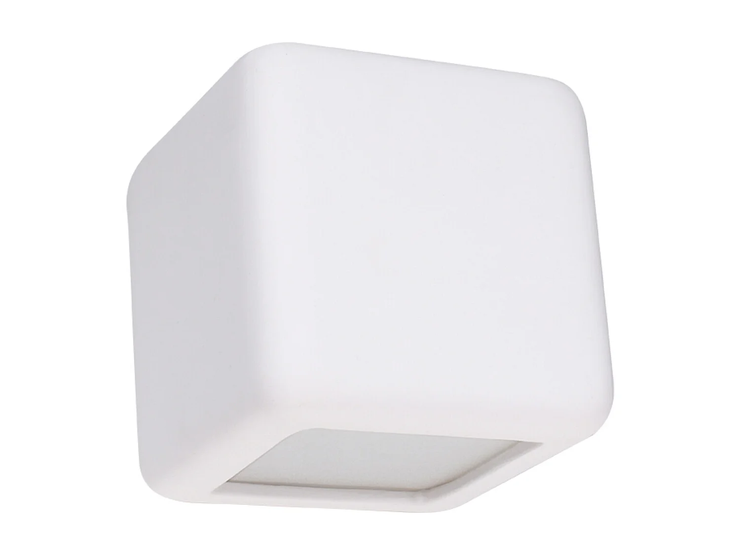 Appliques Beais moderne en céramique - 1 sources lumineuses 4000K - L.14 x H.14 cm - blanc