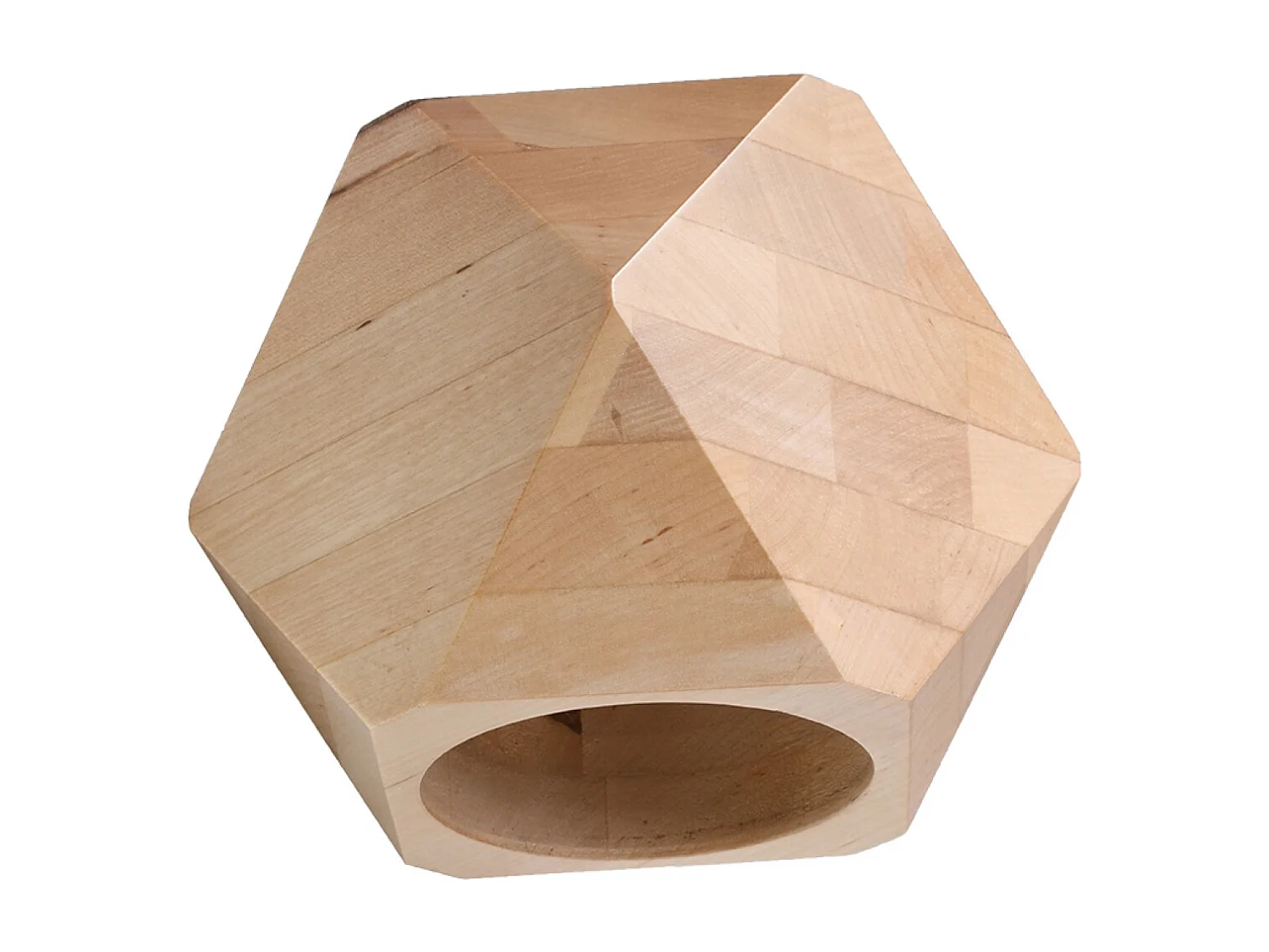 Appliques Timberix scandinave en bois - 1 sources lumineuses 4000K - L.12 x H.12 cm - bois naturel