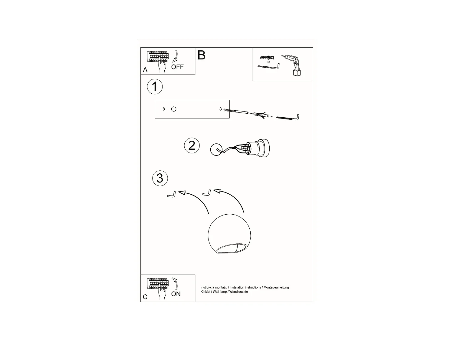 Wandlampen Torix modern van  - 1 lichtbronnen 3000K - L.17 x H.14,5 cm - wit