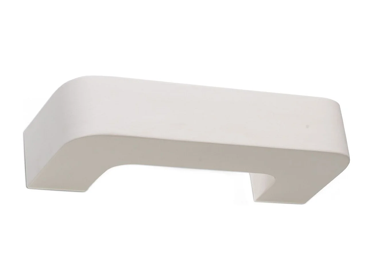 Appliques Briow moderne en céramique - 1 sources lumineuses 4000K - L.36 x H.7,5 cm - blanc