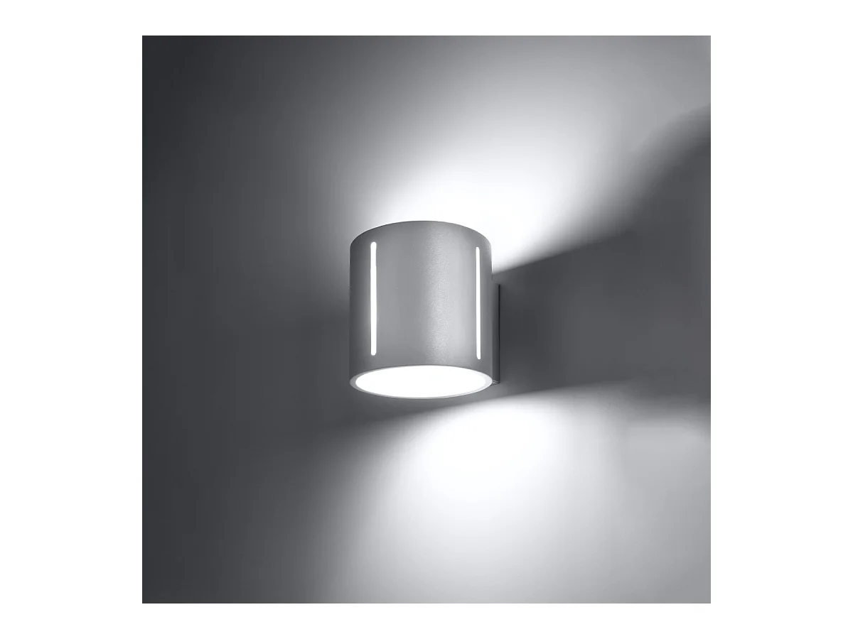 Wandlampen Brich modern aus  Aluminium - 1 lichtquellen 4000K - L.10 x H. cm - Weiß