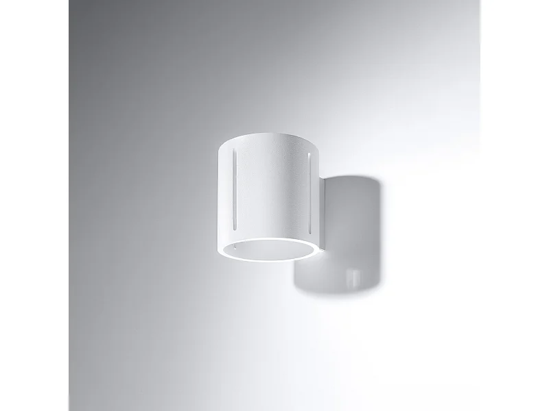 Appliques Brich moderne en aluminium - 1 sources lumineuses 4000K - L.10 x H.10 cm - blanc