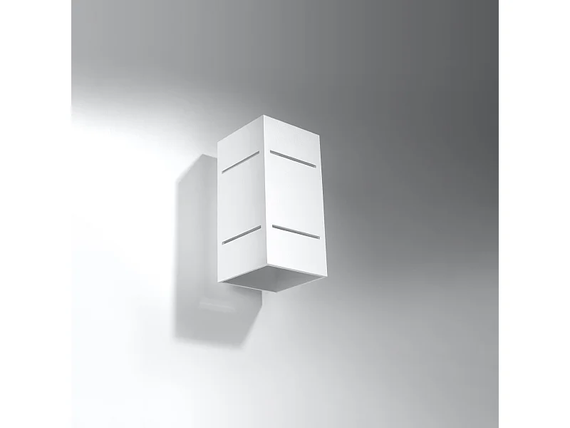 Candeeiros de parede Vivus sótão, alumínio - 1 fontes de luz 4000K - L.10 x H.20 cm - branco