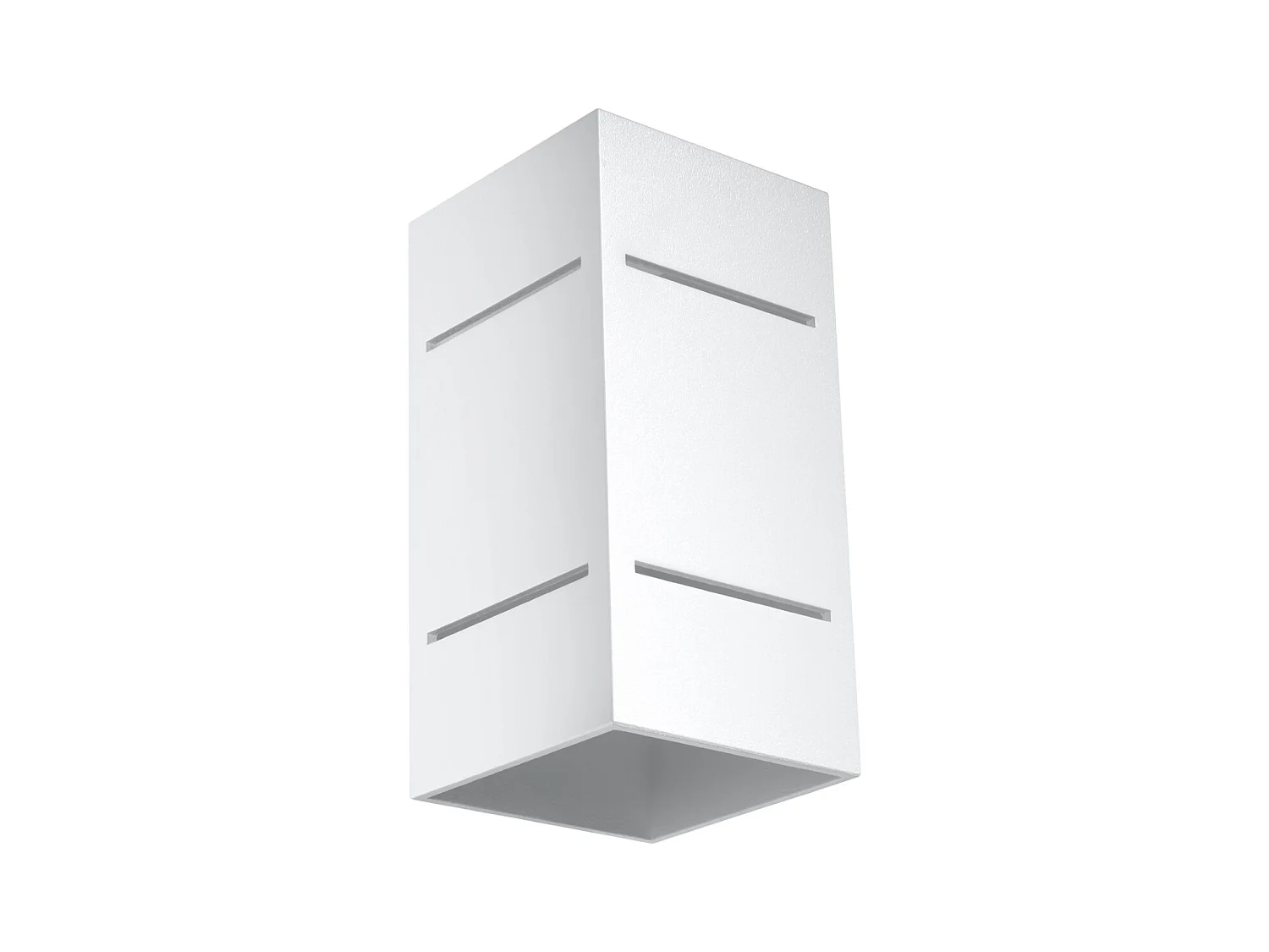 Candeeiros de parede Vivus sótão, alumínio - 1 fontes de luz 4000K - L.10 x H.20 cm - branco