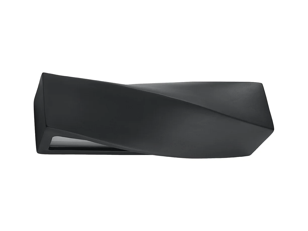 Wandlampen Sigmonix modern van  - 1 lichtbronnen 3000K - L.42 x H.14 cm - zwart