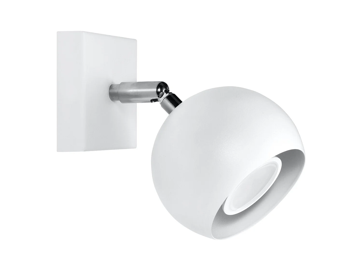 Wandlampen Rayis modern van  - 1 lichtbronnen 3000K - L.10 x H.10 cm - wit