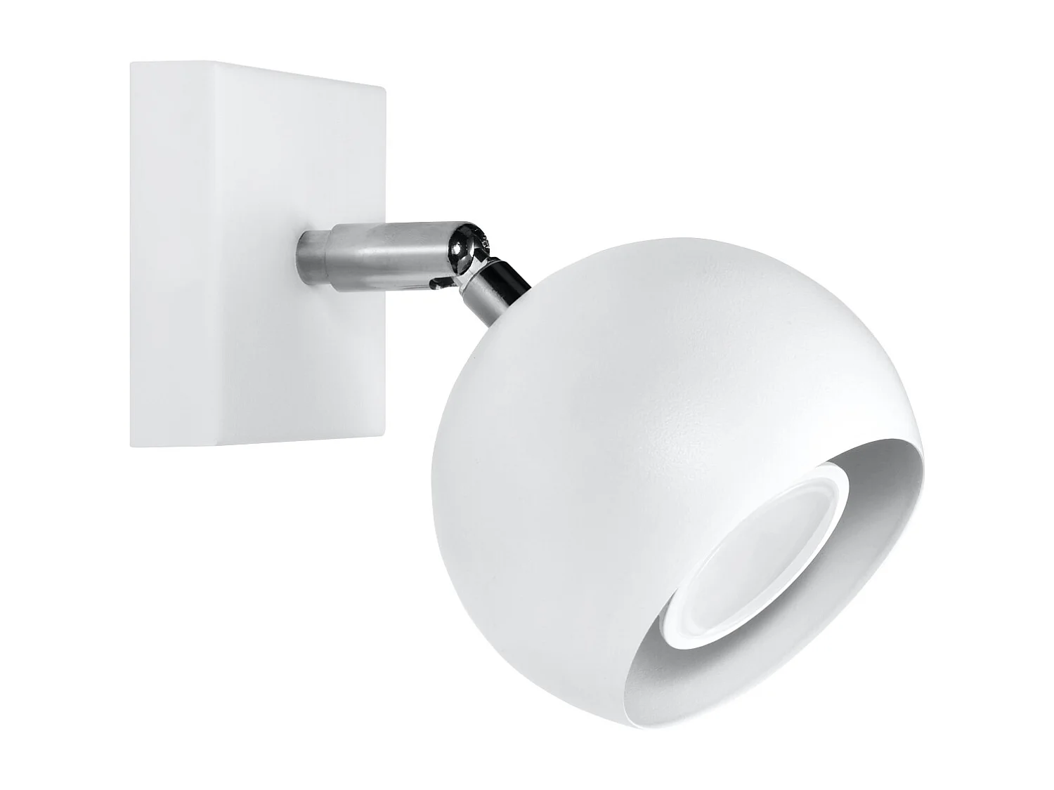 Appliques Rayis moderne en acier - 1 sources lumineuses 3000K - L.10 x H.10 cm - blanc