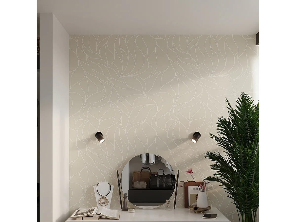 Appliques Torim minimaliste en acier - 1 sources lumineuses 4000K - L.8 x H.18,5 cm - noir