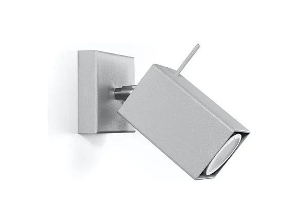 Wandlampen Briow modern aus  Stahl - 1 lichtquellen 3000K - L.8 x H. cm - grau