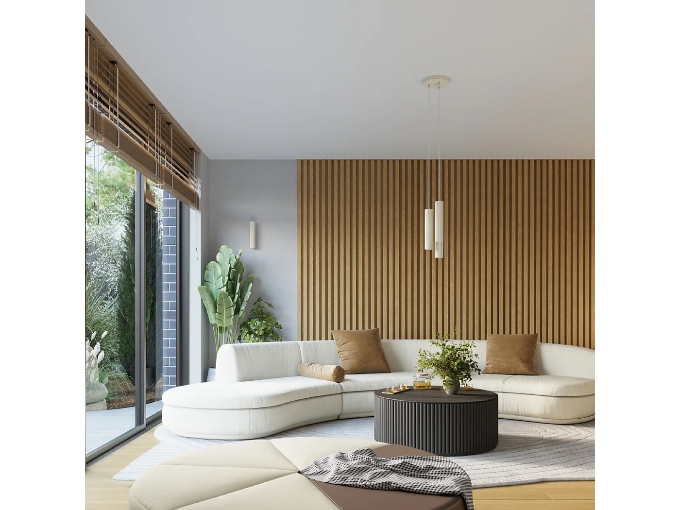 Applique Gloow minimaliste en aluminium - 1 sources lumineuses 4000K - L.6,5 x H.10 cm - beige