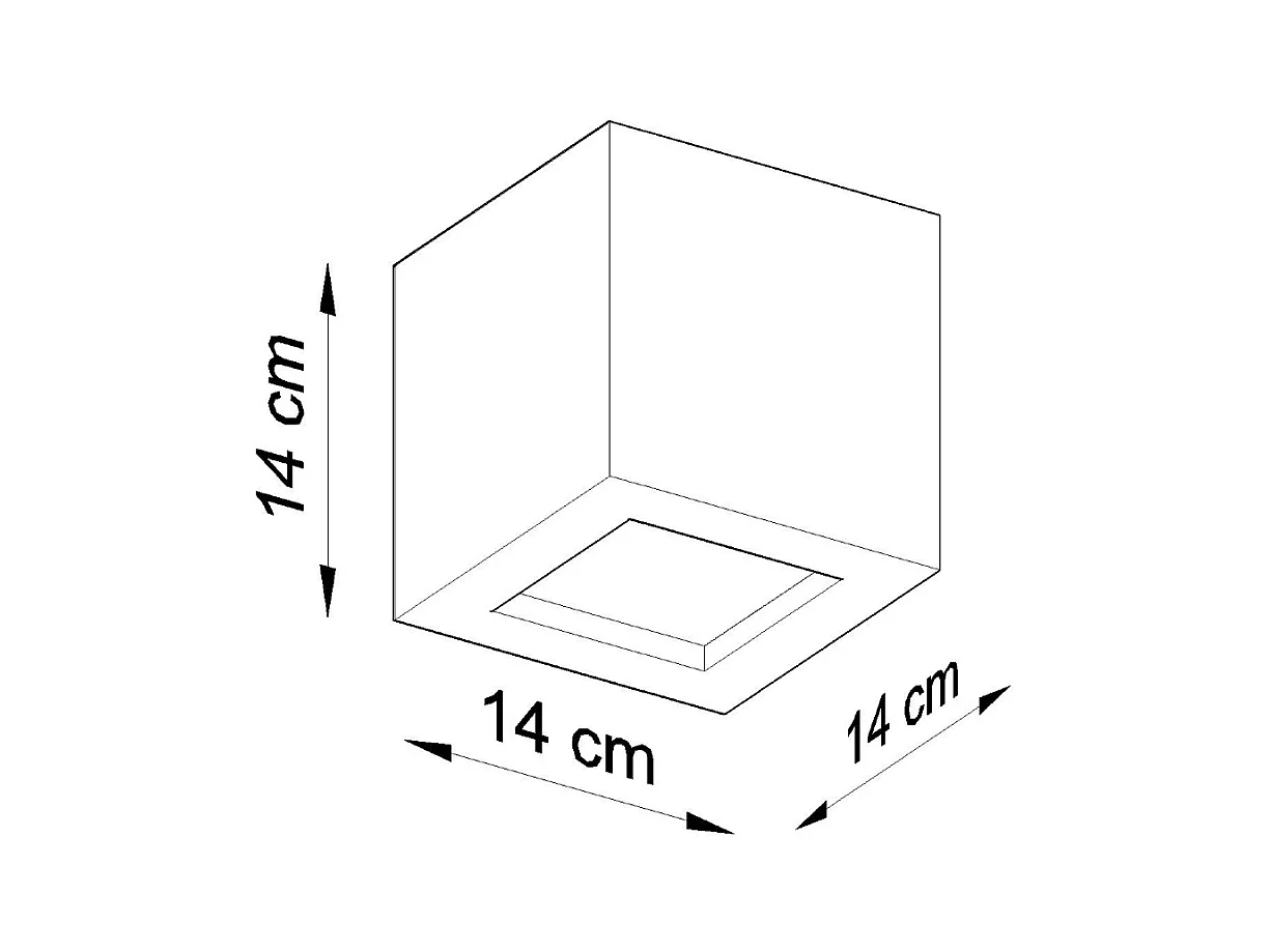 Wandlampen Astra modern aus  Keramik/Glas - 1 lichtquellen 4000K - L.14 x H. cm - Schwarz