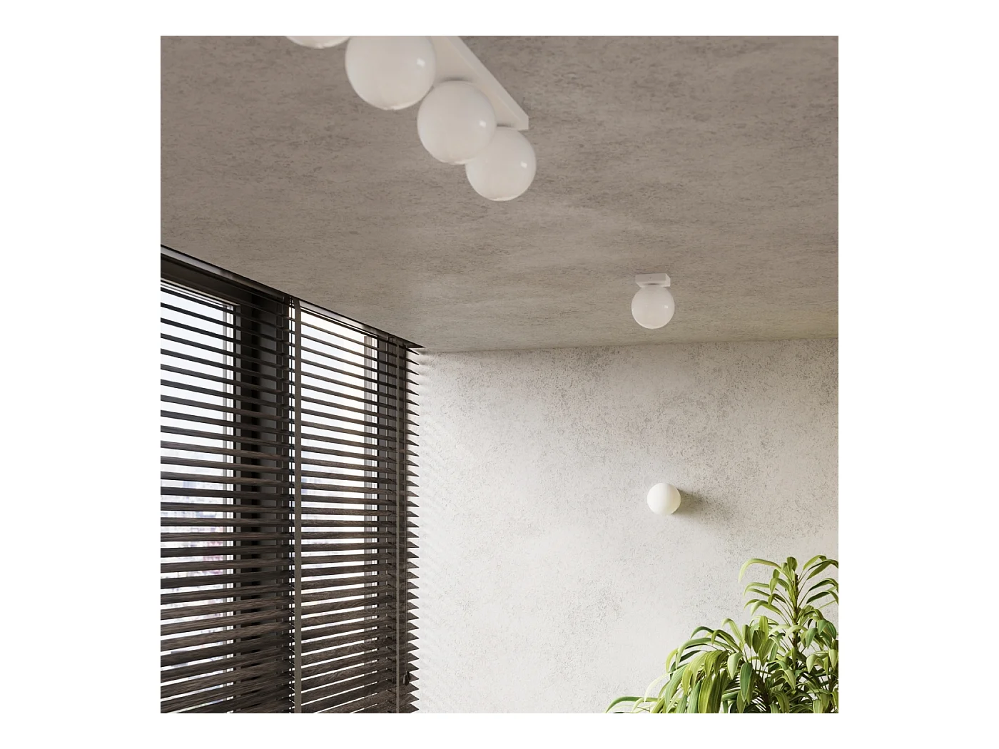 Lampada da parete Zynfi moderno di acciaio/vetro - 1 sorgenti luminose 4000K - L.12 x A.12 cm - bianco