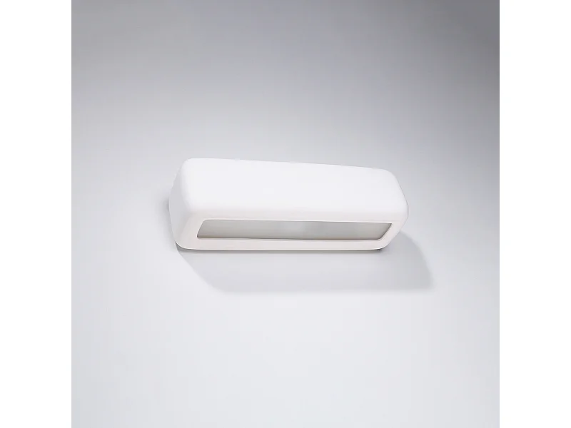 Wandlampen Vivin modern aus  Keramik - 1 lichtquellen 4000K - L.33 x H. cm - Weiß