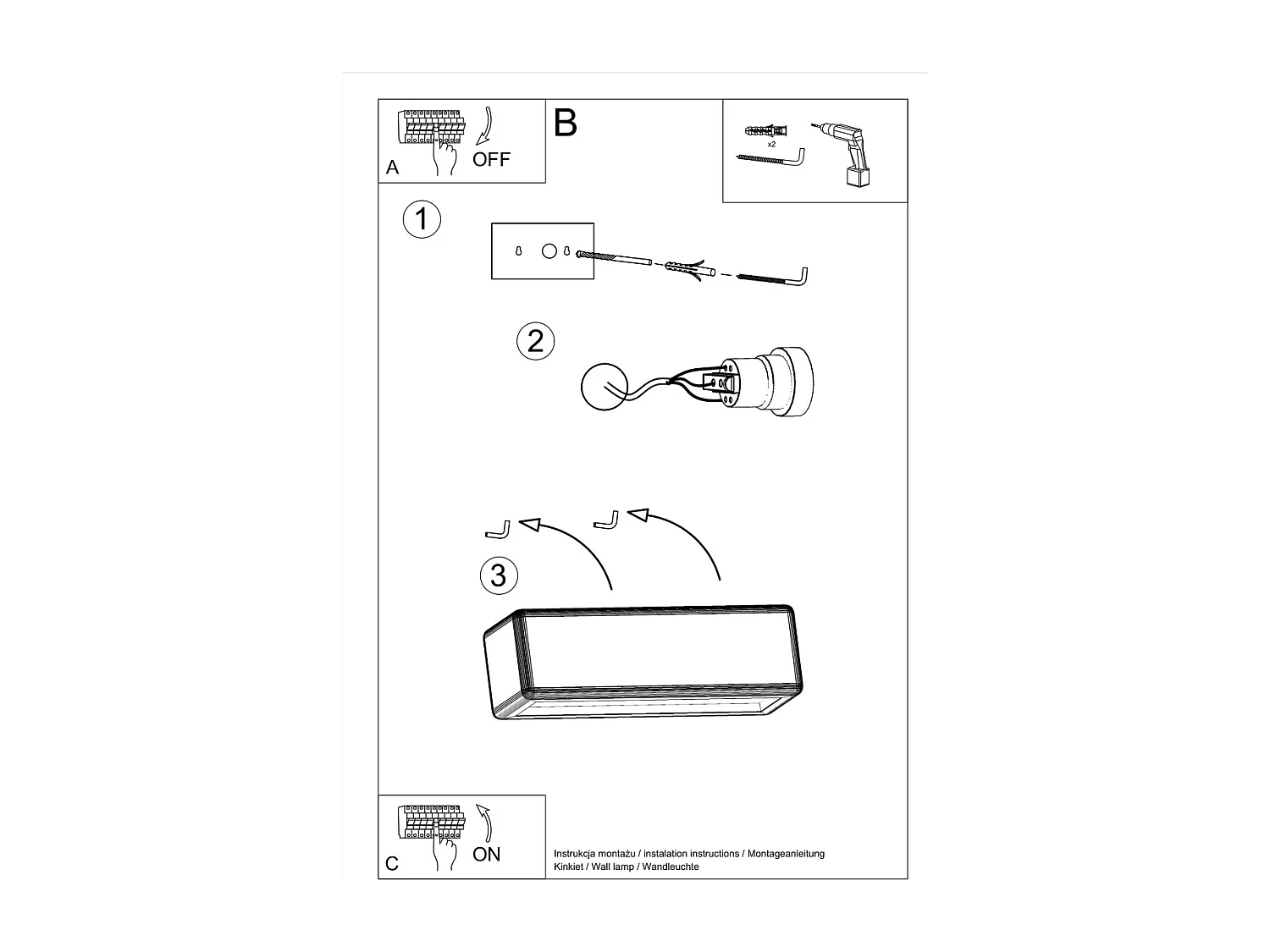 Appliques Vivin moderne en céramique - 1 sources lumineuses 4000K - L.33 x H.10 cm - blanc