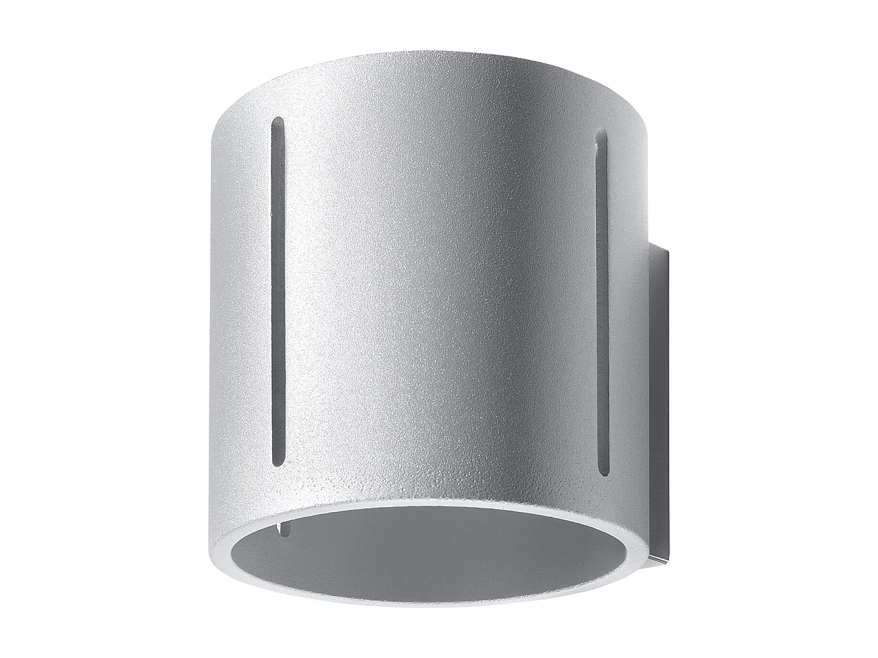 Appliques Brich moderne en aluminium - 1 sources lumineuses 4000K - L.10 x H.10 cm - gris