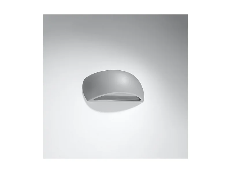 Appliques Torow moderne en céramique - 1 sources lumineuses 4000K - L.32 x H.14 cm - gris