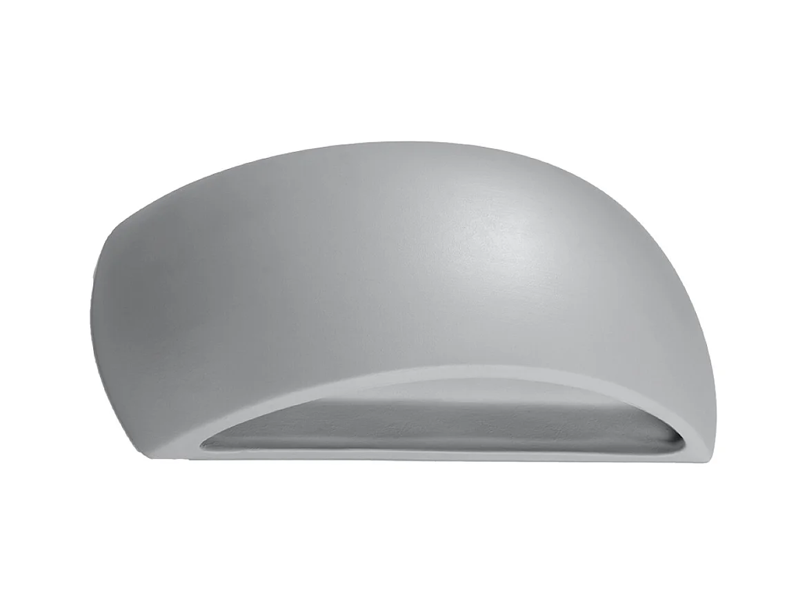 Appliques Torow moderne en céramique - 1 sources lumineuses 4000K - L.32 x H.14 cm - gris