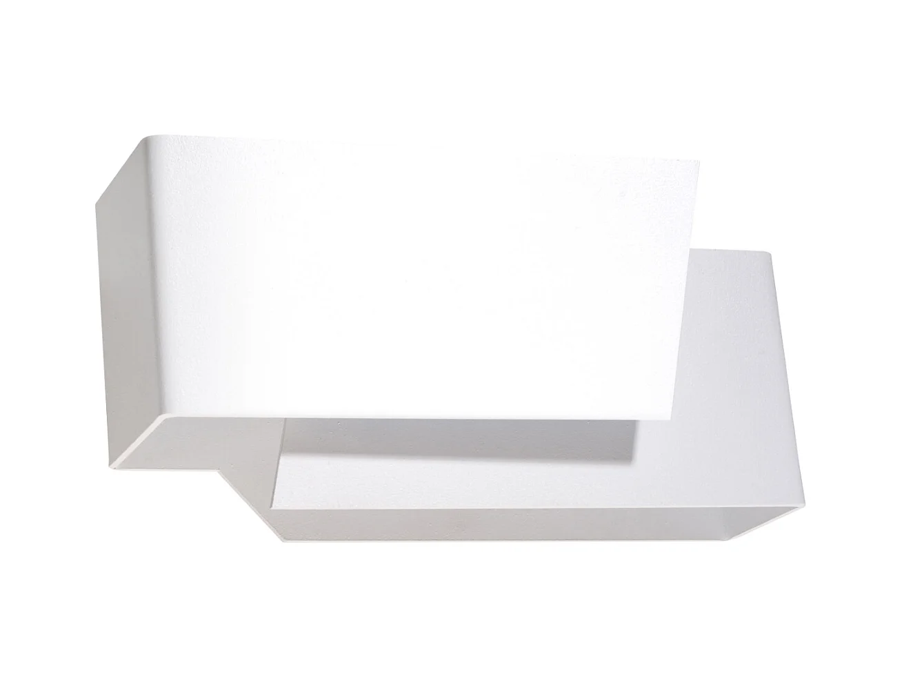 Kinkiety nowoczesny Foldeko, stal - 1 źródło światła 4000K - L.20 x H.10 cm - biały