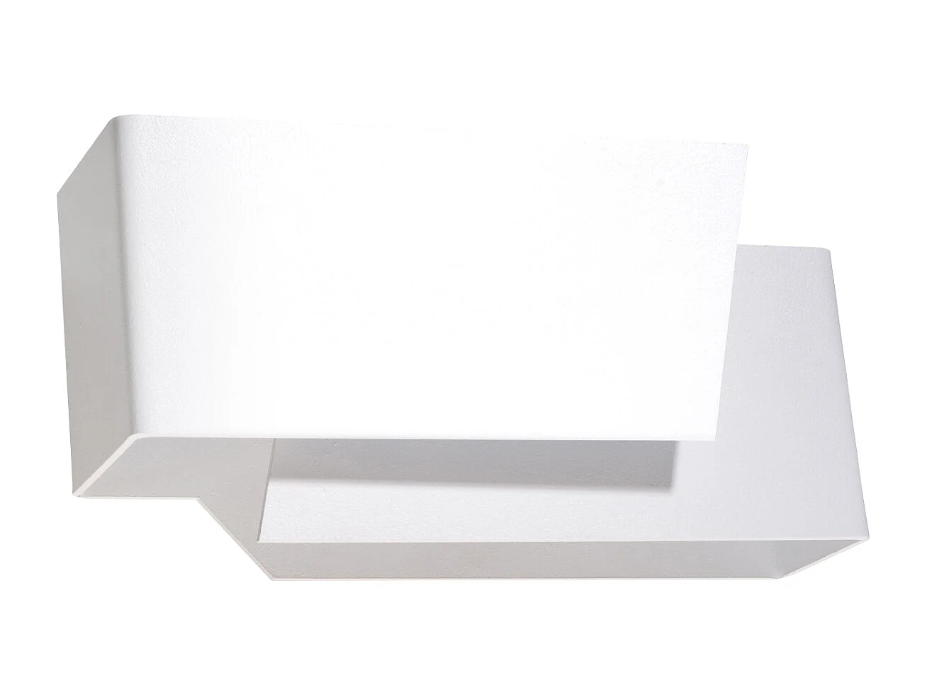 Appliques Foldeko moderne en acier - 1 sources lumineuses 4000K - L.20 x H.10 cm - blanc