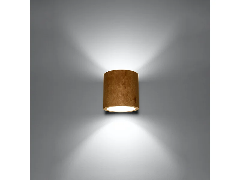 Appliques Celeris scandinave en bois - 1 sources lumineuses 3000K - L.10 x H.10 cm - bois naturel