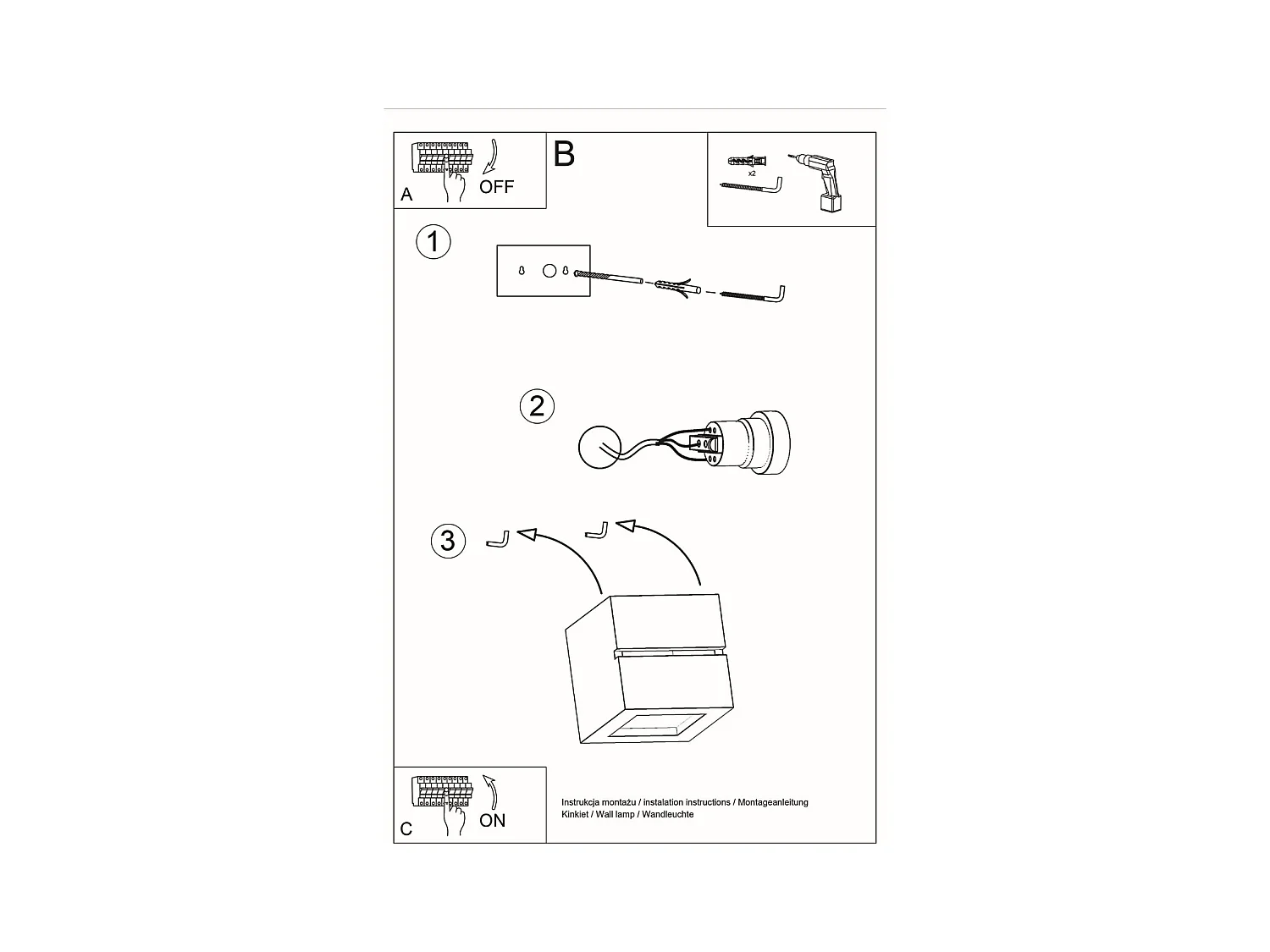Wandlampen Astra line modern aus  Keramik - 1 lichtquellen 4000K - L.14 x H. cm - Weiß