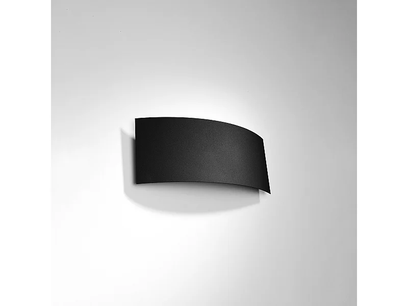 Wandlampen Terrium modern aus  Stahl - 2 lichtquellen 4000K - L.34 x H. cm - Schwarz