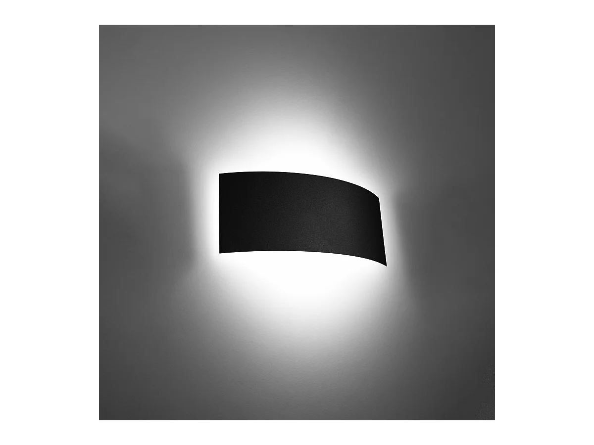 Wandlampen Terrium modern aus  Stahl - 2 lichtquellen 3000K - L.34 x H. cm - Schwarz