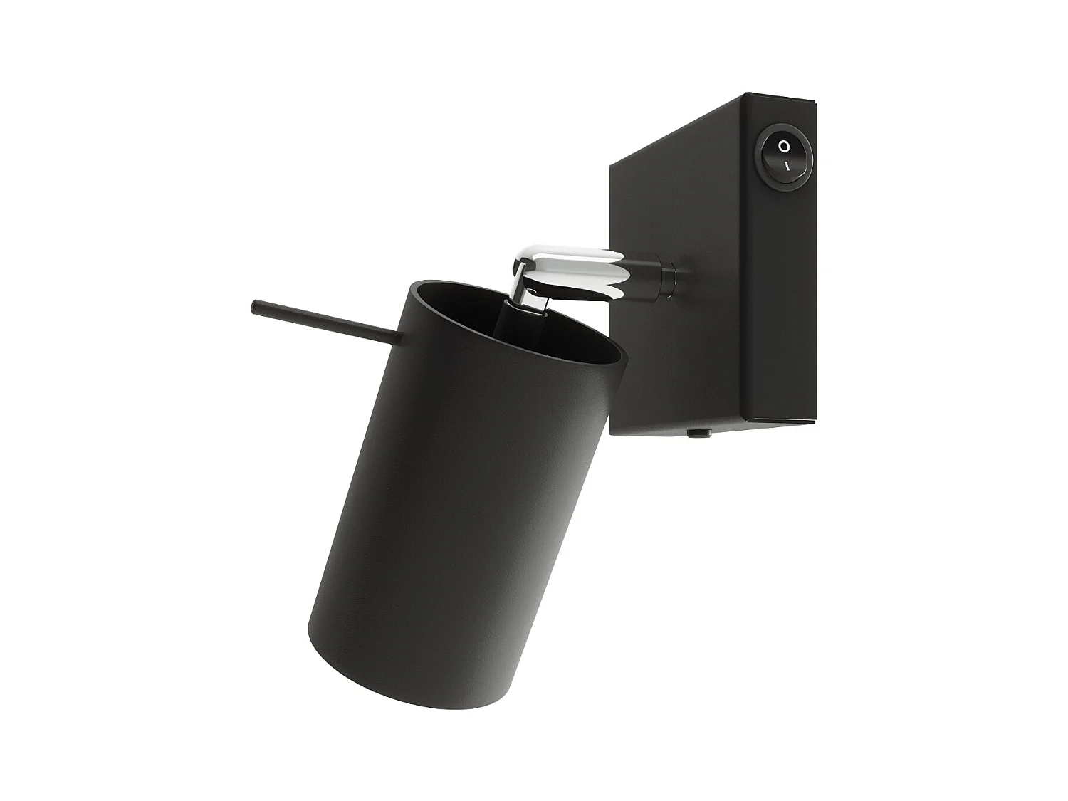 Appliques Briix moderne en acier - 1 sources lumineuses 3000K - L.8 x H.16 cm - noir