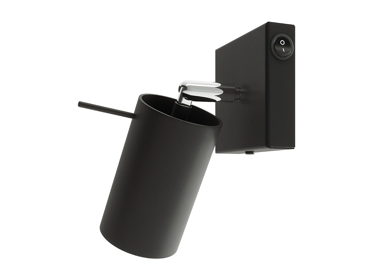 Appliques Briix moderne en acier - 1 sources lumineuses 3000K - L.8 x H.16 cm - noir