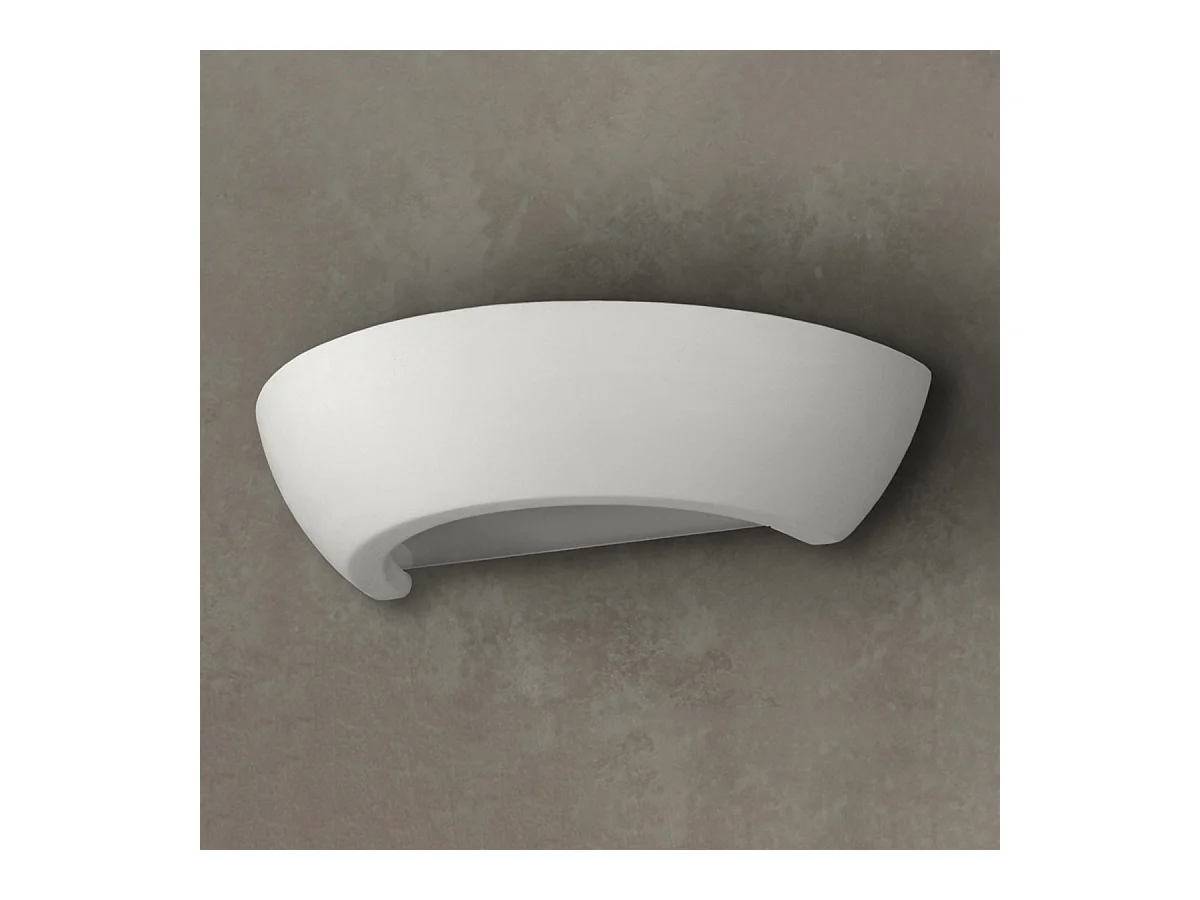 Wandlampen Luxis modern van  - 1 lichtbronnen 4000K - L.34 x H.8 cm - wit