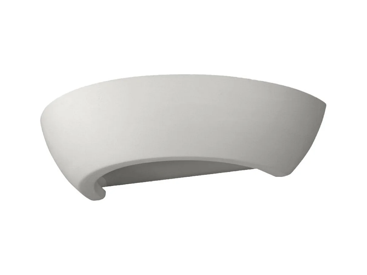 Wandlampen Luxis modern van  - 1 lichtbronnen 4000K - L.34 x H.8 cm - wit