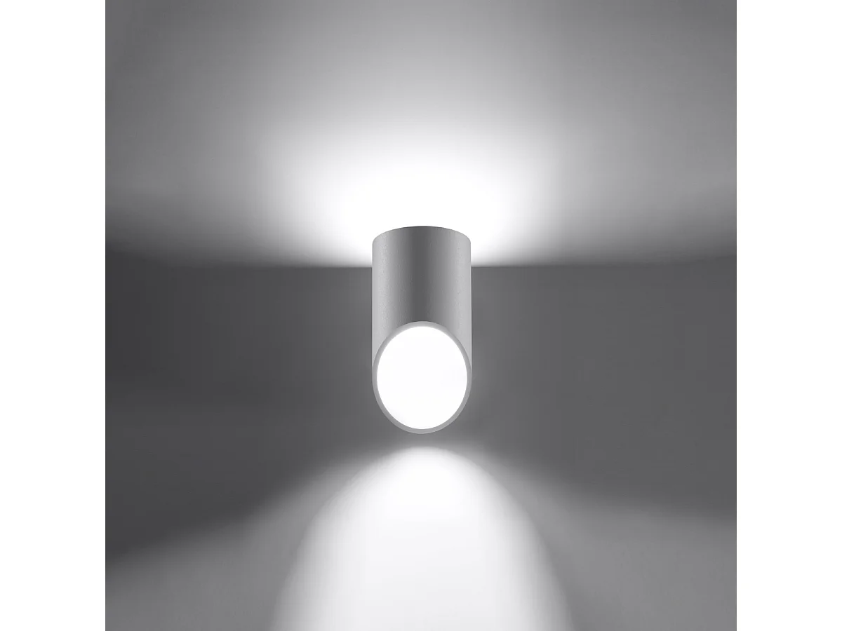 Appliques Zitiex moderne en aluminium - 1 sources lumineuses 4000K - L.10 x H.20 cm - blanc