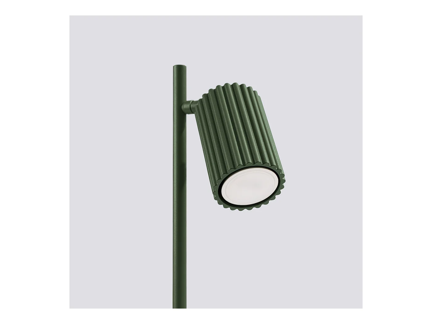 Lampa biurkowa minimalistyczny Gloow, aluminium - 1 źródło światła 4000K - L.14.5 x H.43 cm - zielony oliwkowy