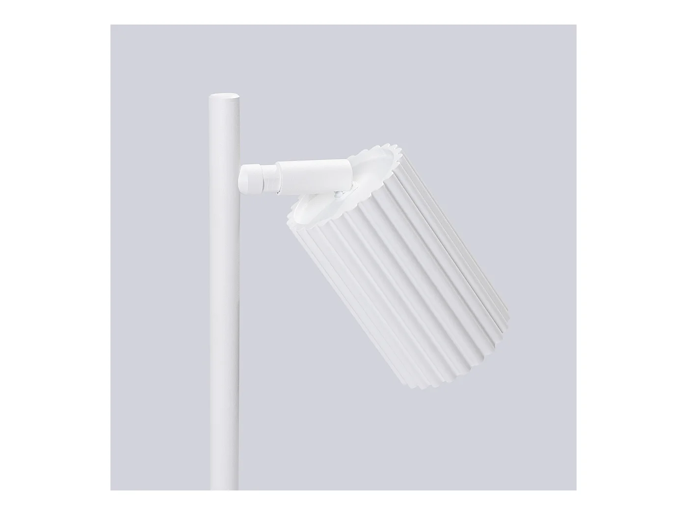 Lampa biurkowa minimalistyczny Gloow, aluminium - 1 źródło światła 4000K - L.14.5 x H.43 cm - biały