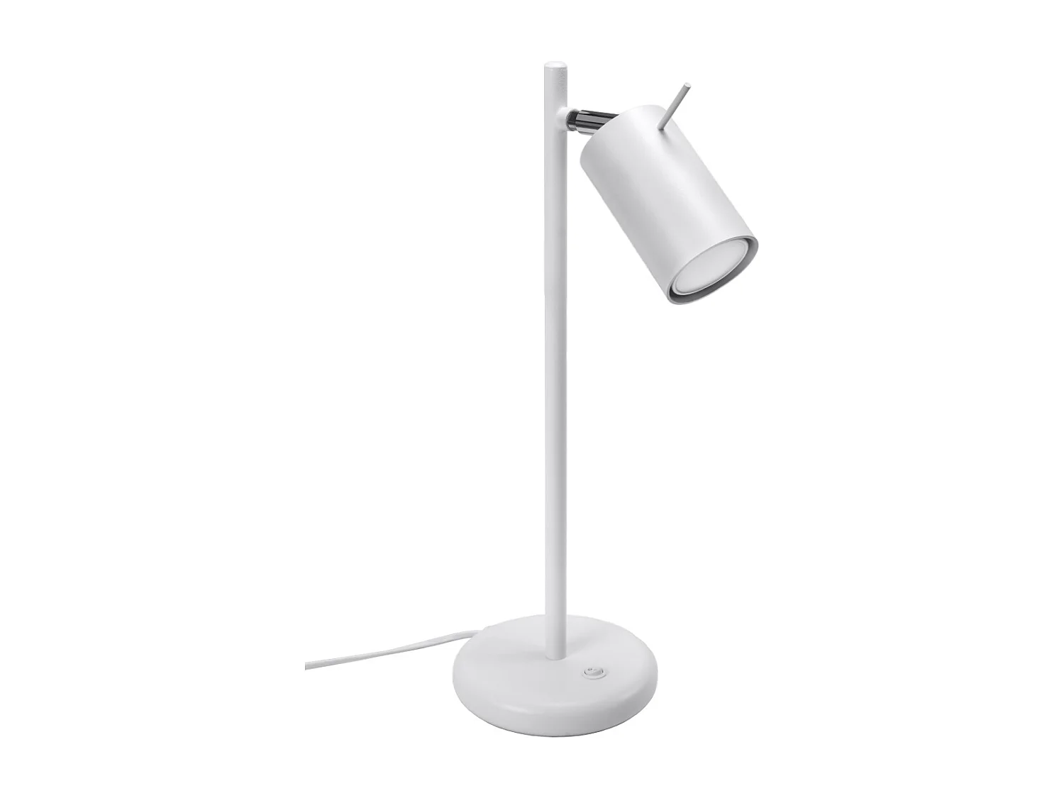 Lampes de bureau Briix moderne en acier - 1 sources lumineuses 4000K - L.14,5 x H.43 cm - blanc